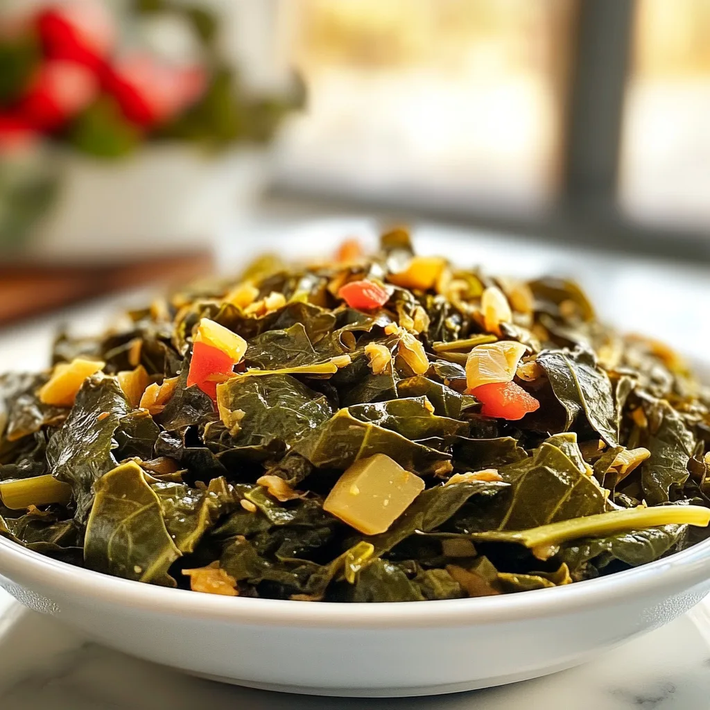 Kickin' Collard Greens: Irresistibly Spicy &amp; Flavor-Packed Recipe!