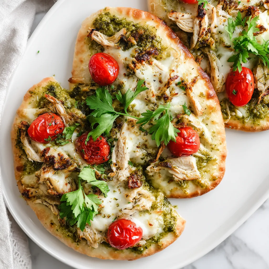 Pesto Chicken Flatbreads: Irresistibly Delicious & Ready Fast!