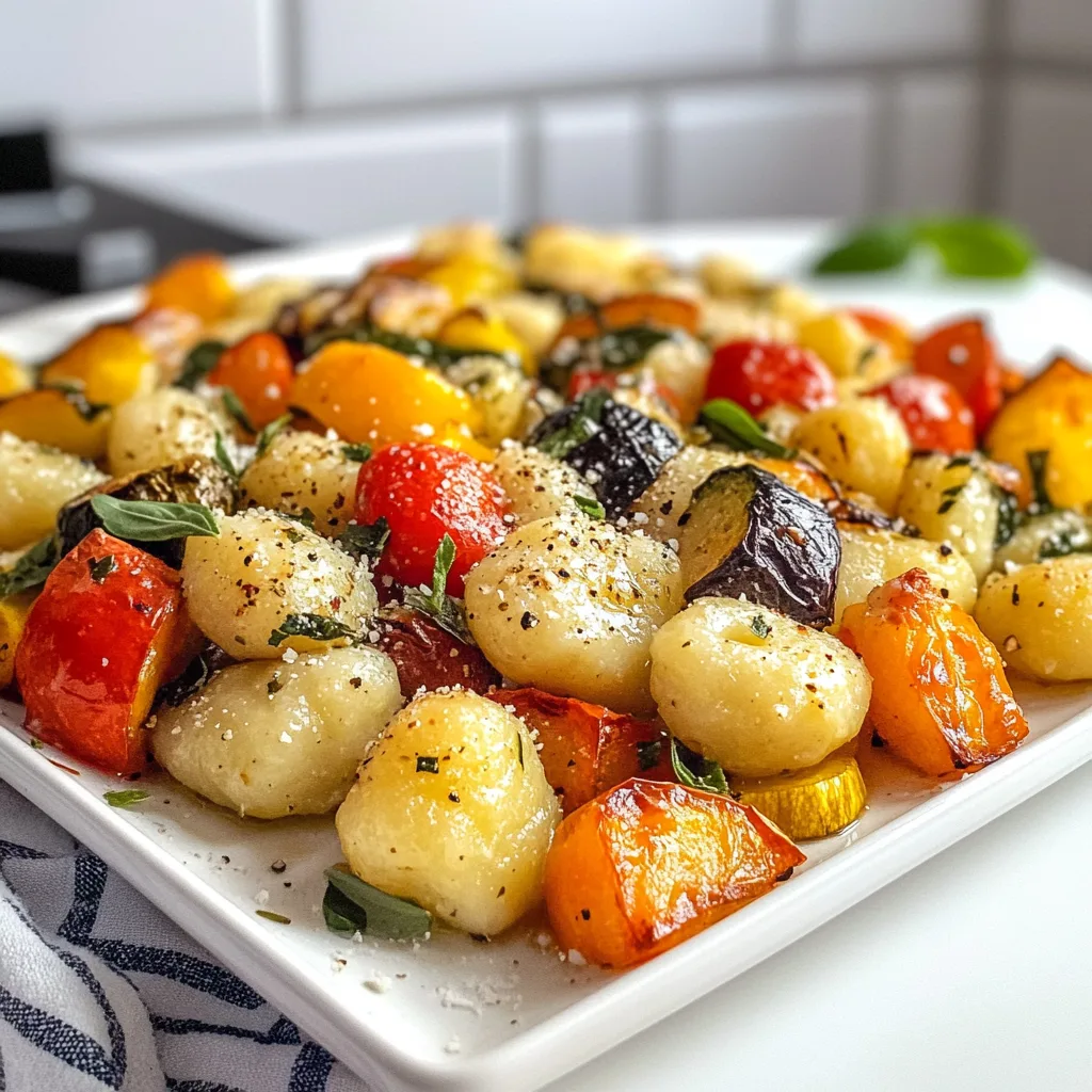 Sheet Pan Cottage Cheese Gnocchi with Roasted Veggies – Easy & Delicious!