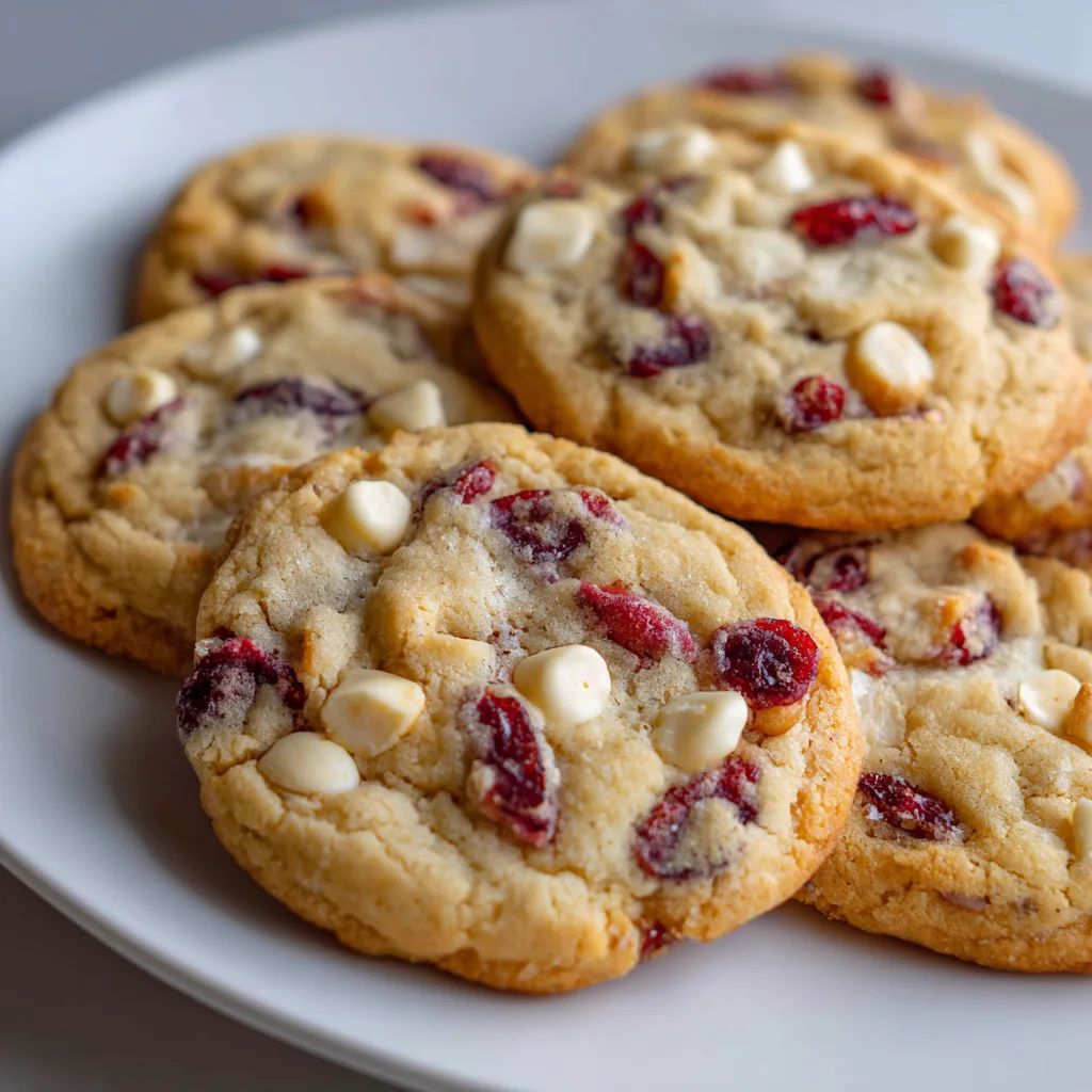 White Chocolate Cranberry Cookies: Irresistibly Sweet & Tangy Treats!