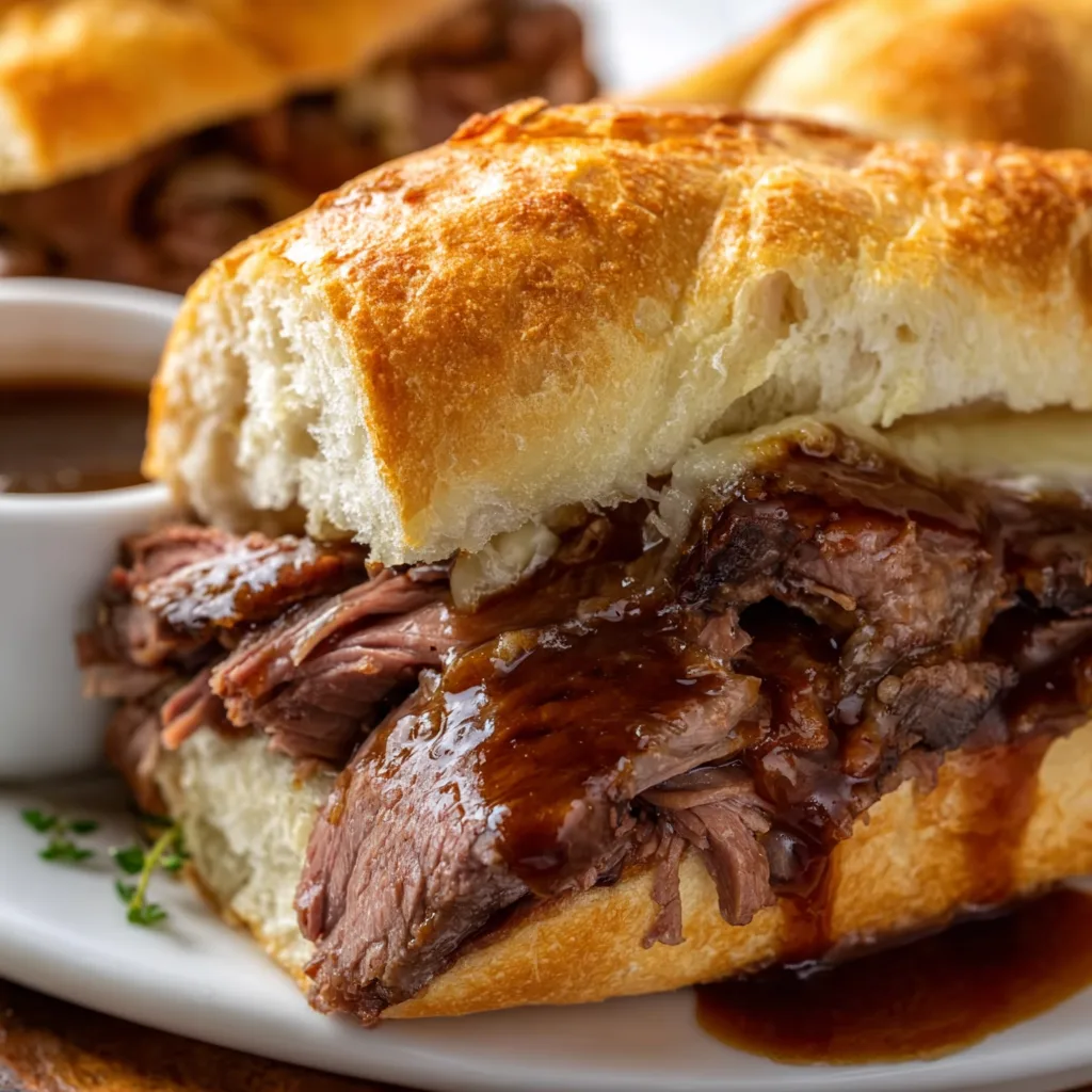 Slow Cooker French Dip Sandwiches: Juicy, Easy & Irresistible!