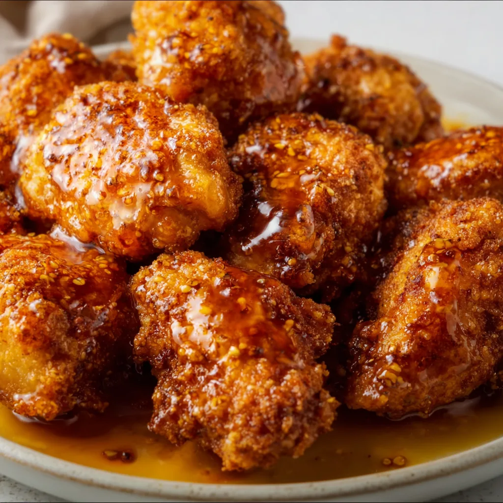 Baked Crunchy Hot Honey Chicken: Irresistibly Crispy &amp; Sweet Heat!