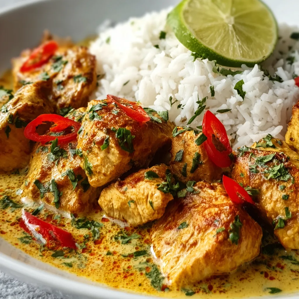 Brazilian Coconut Chicken with Lime | Irresistibly Zesty & Creamy!