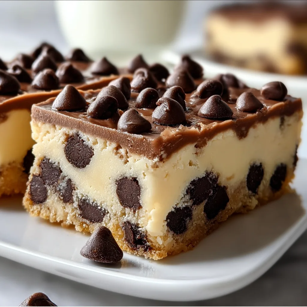 Cheesecake Bars with Chocolate Chips: Irresistibly Creamy &amp; Gooey!