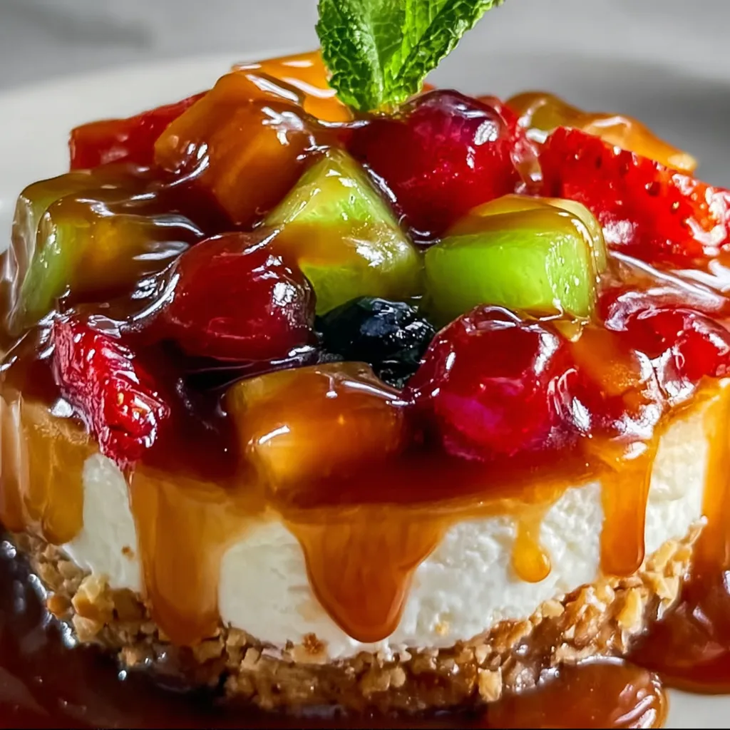 Cheesecake Fruit Salad Caramel: Irresistibly Sweet &amp; Refreshing!