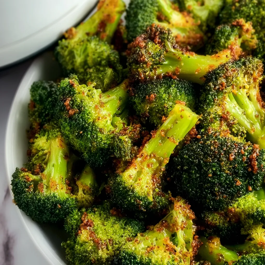 Crispy Garlic Air Fryer Broccoli – Irresistibly Crunchy &amp; Healthy!