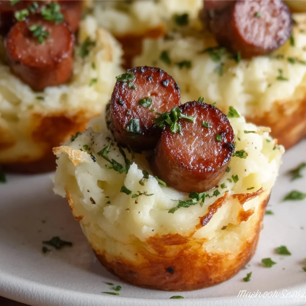 Irish Bangers & Mash Cups: Irresistible Comfort Food Bites!