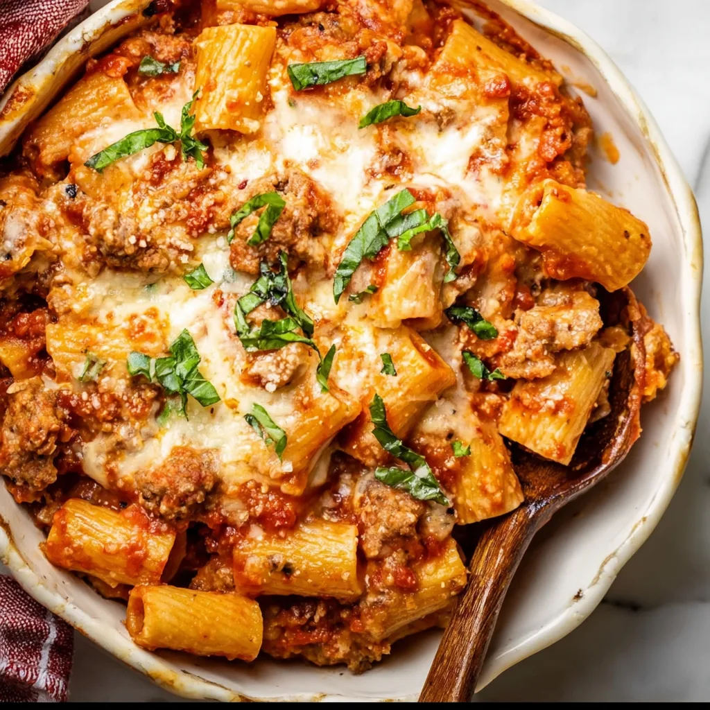 Italian Sausage Pasta Bake: Irresistibly Cheesy &amp; Comforting Feast!