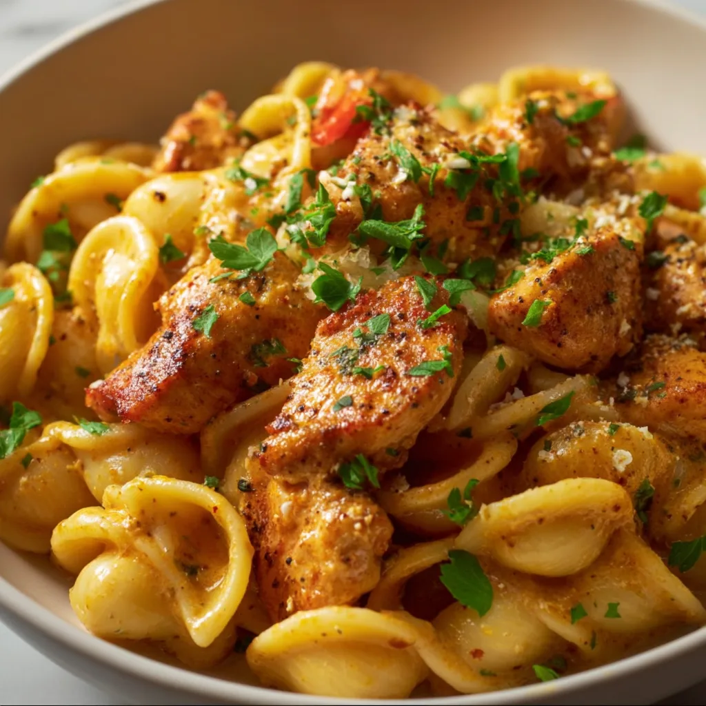 One Pot Cajun Chicken Shellbows Pasta: Irresistibly Bold & Easy!