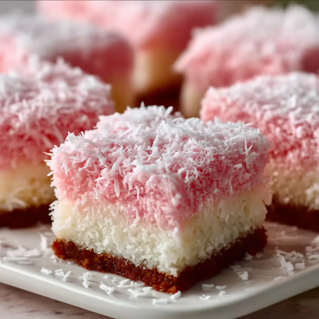 Pink Coconut Snowball Cake Bars That Will Melt Your Heart!