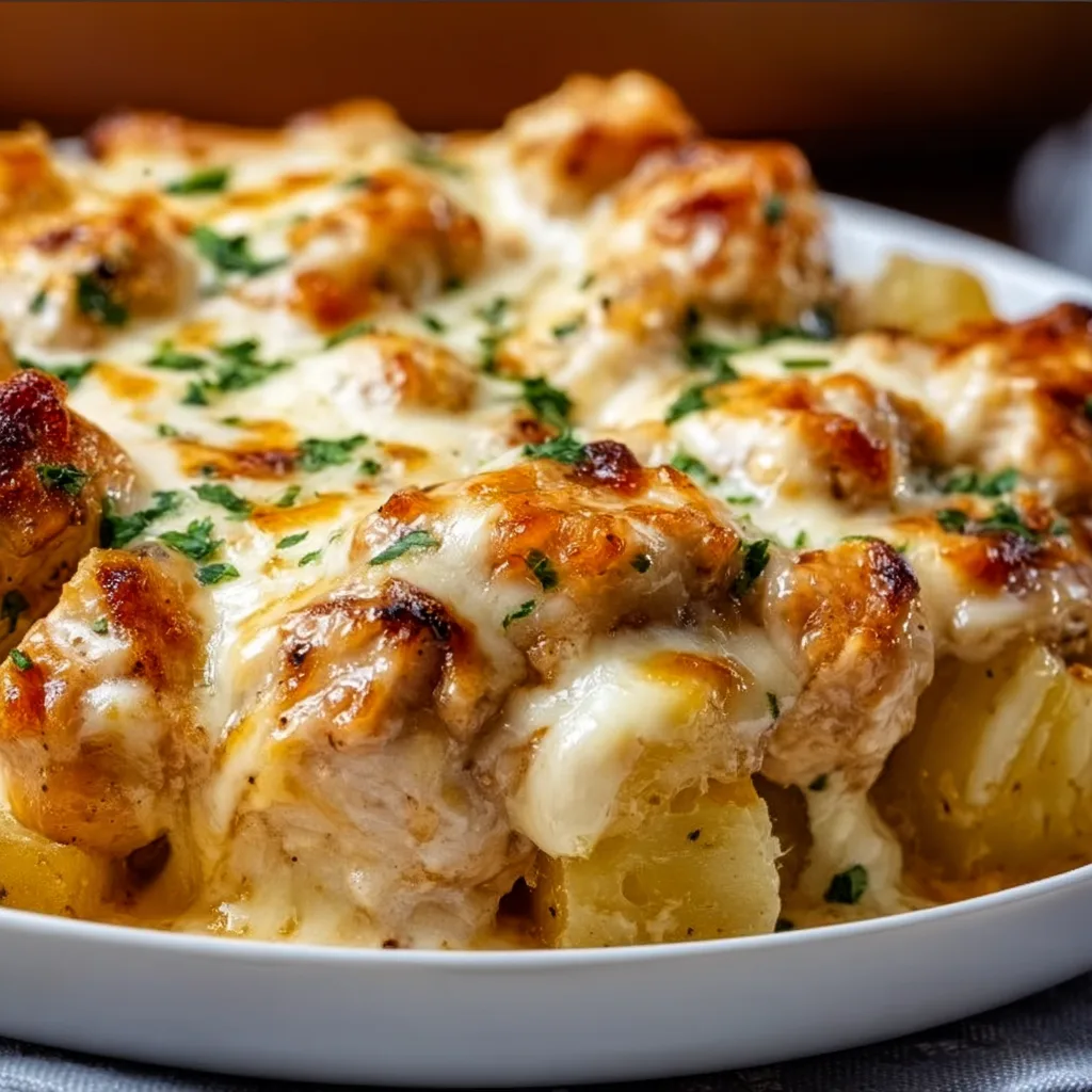 Power-Packed High Protein Cheesy Chicken & Potatoes That WOW!