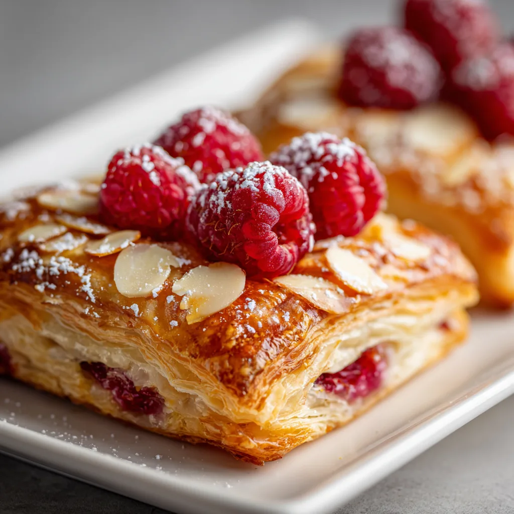 Raspberry Almond Puff Pastry: Irresistibly Flaky & Delicious!