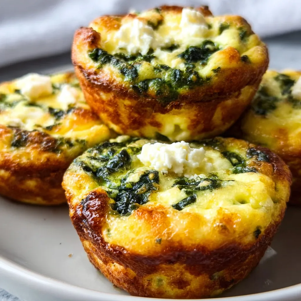 Spinach Feta Egg Muffins: Irresistibly Easy & Protein-Packed Recipe!