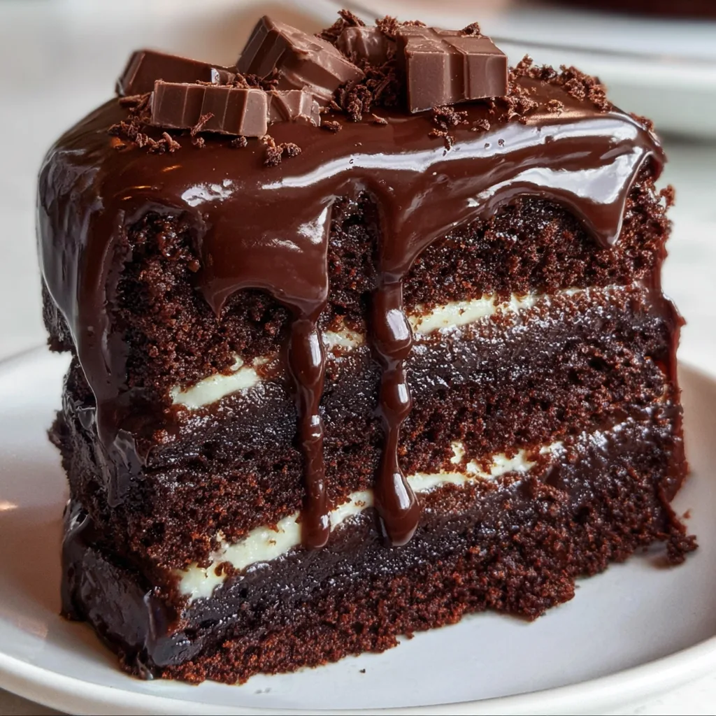 Ultimate Dark Chocolate Cake: Irresistibly Rich & Moist Delight!
