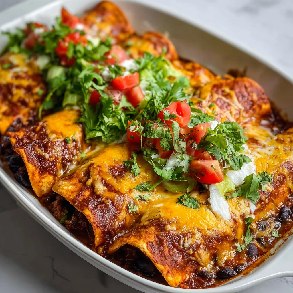 Vegetarian Black Bean Enchiladas: Irresistibly Delicious & Easy!
