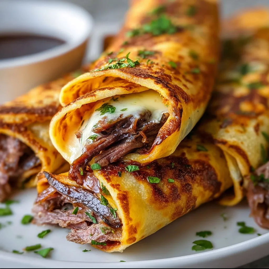 Easy French Dip Roll Ups: Irresistibly Tasty &amp; Ready Fast!