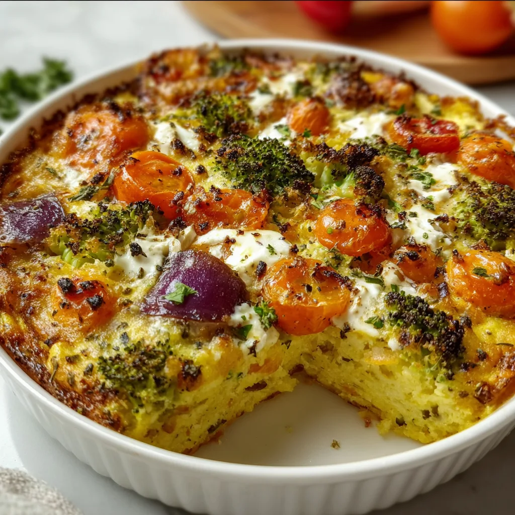 High-Protein Veggie Bake That’s Bursting with Flavor & Energy!
