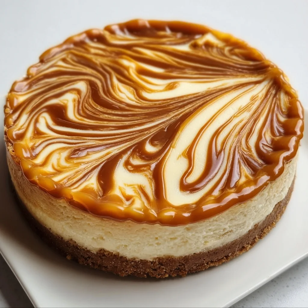 Caramel Swirl Cheesecake: Irresistibly Creamy, Sweet & Decadent!