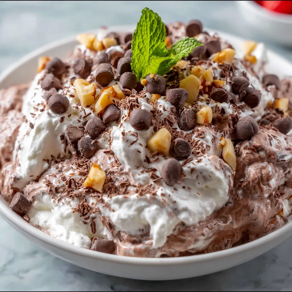 Chocolate Fluff Salad Recipe: Irresistibly Creamy & Delightful!