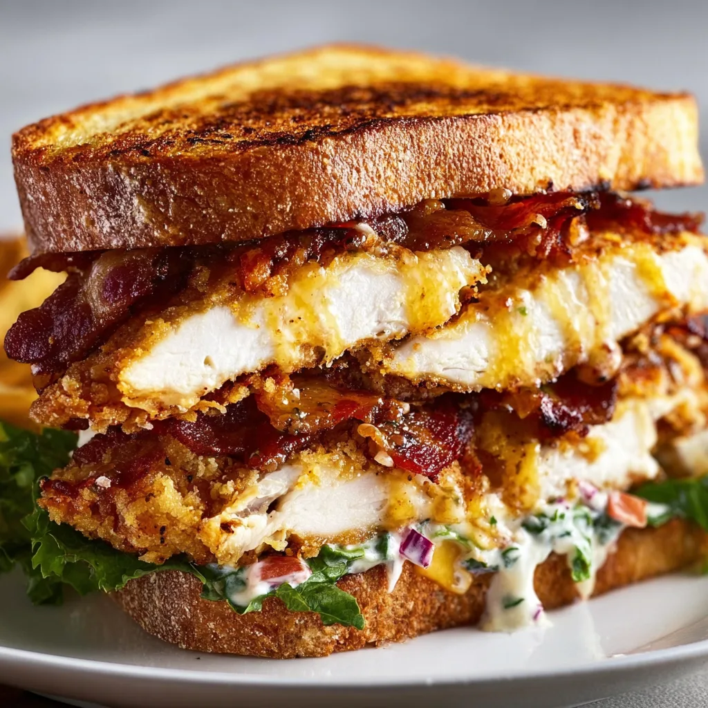 Crispy Bacon & Ranch Chicken Melt: Irresistibly Delicious & Easy!