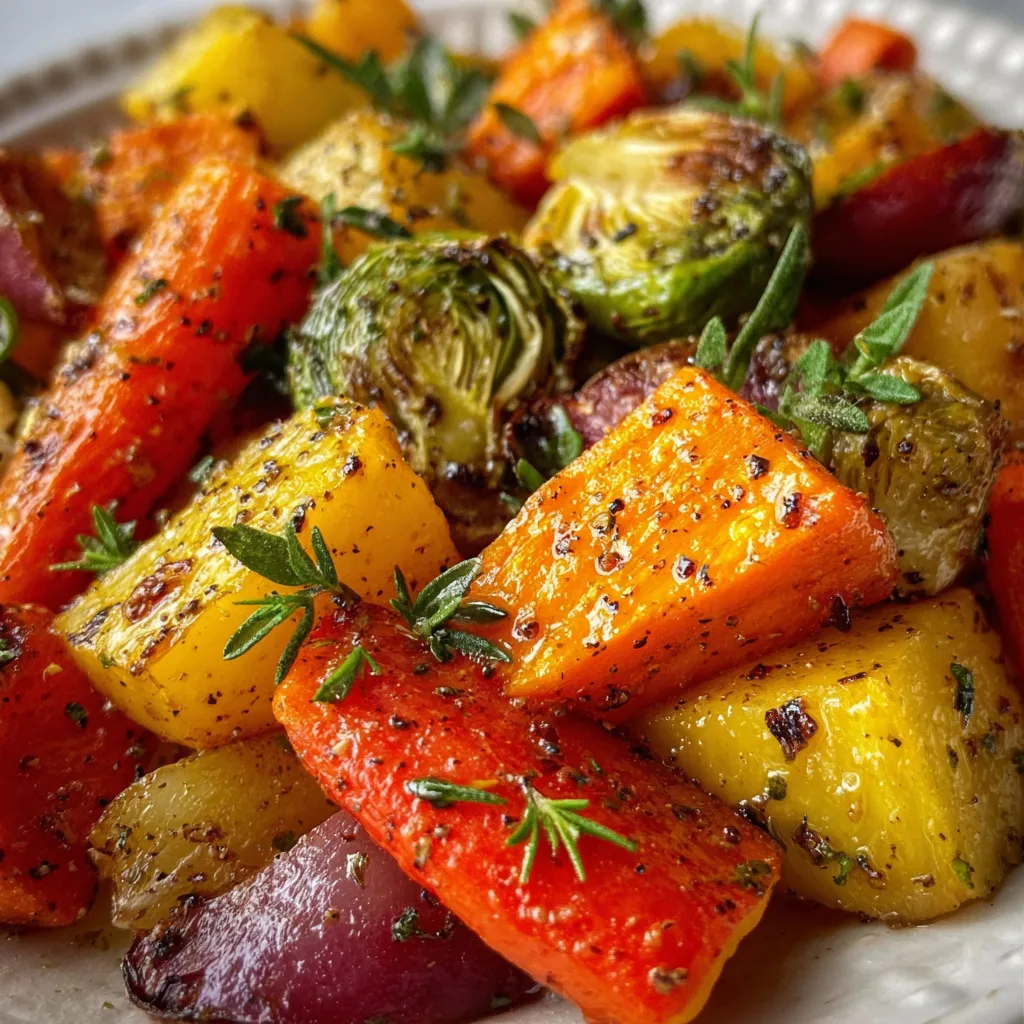 Maple Dijon Roasted Vegetables: Irresistibly Sweet & Tangy Delight!