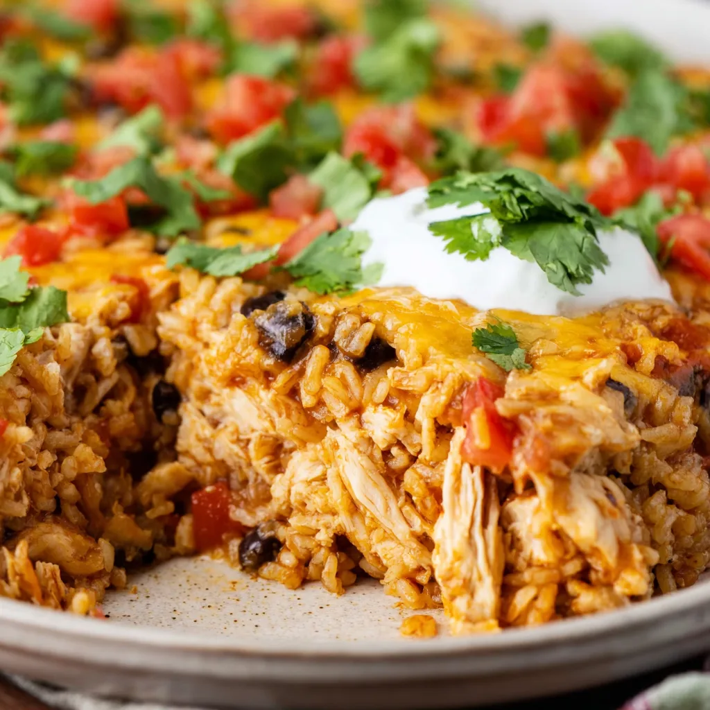 Mexican Chicken and Rice Casserole: Irresistibly Easy &amp; Flavor-Packed!