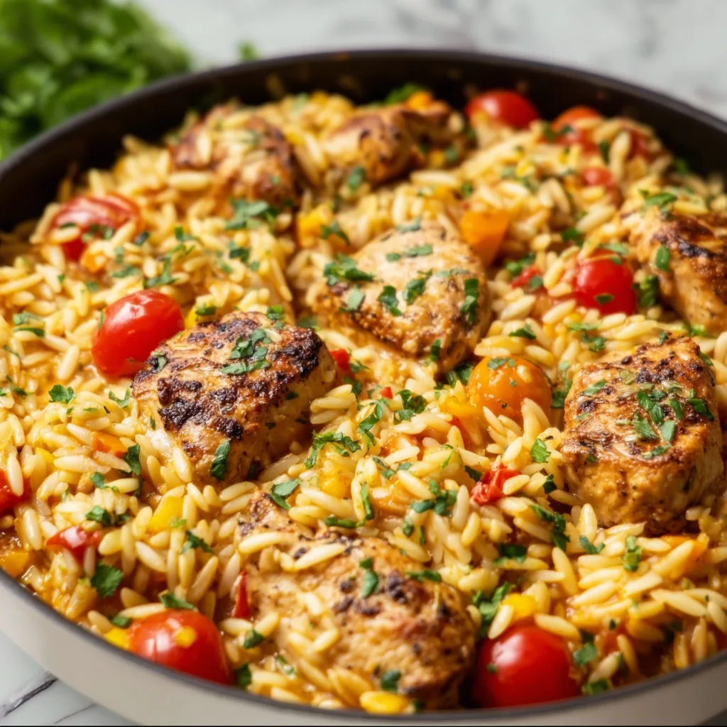 One Pan Marry Me Chicken Orzo: Irresistibly Creamy & Easy!