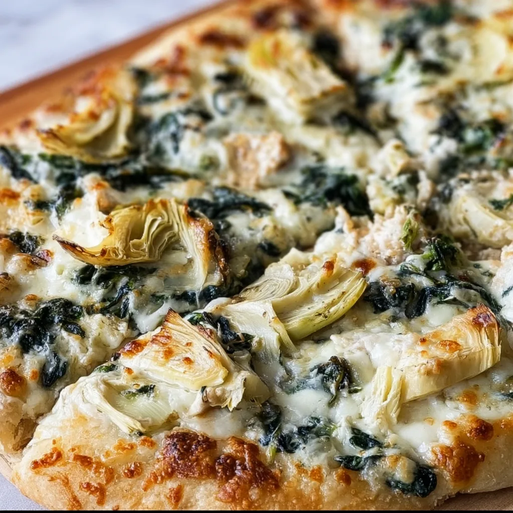 Spinach Artichoke Pizza: Irresistibly Creamy & Delicious!