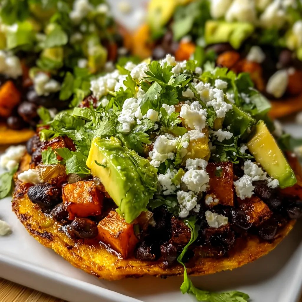 Black Bean Sweet Potato Tostadas: Irresistibly Delicious & Healthy!