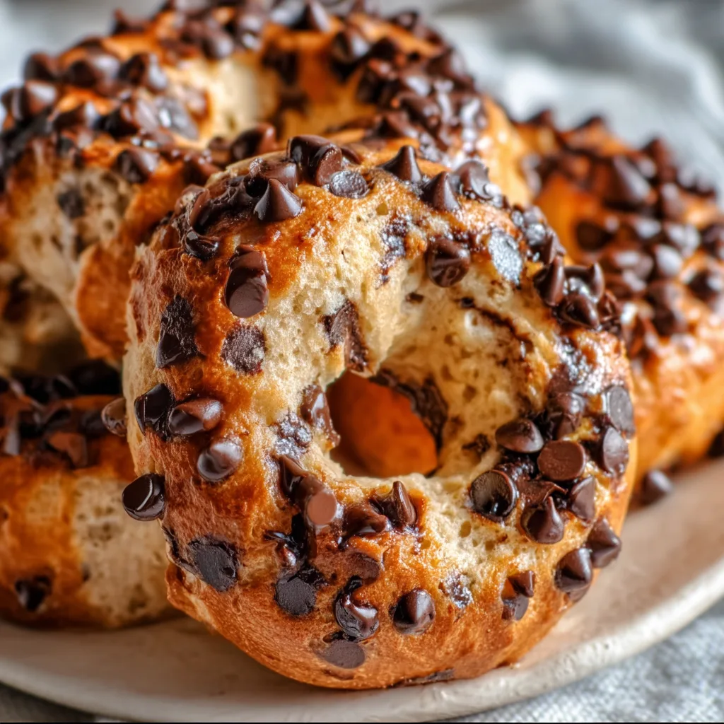 Chocolate Chip Protein Bagels: Irresistibly Delicious & Power-Packed!