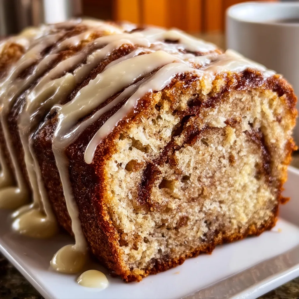 Cinnamon Roll Banana Bread: Irresistibly Soft & Heavenly Sweet!