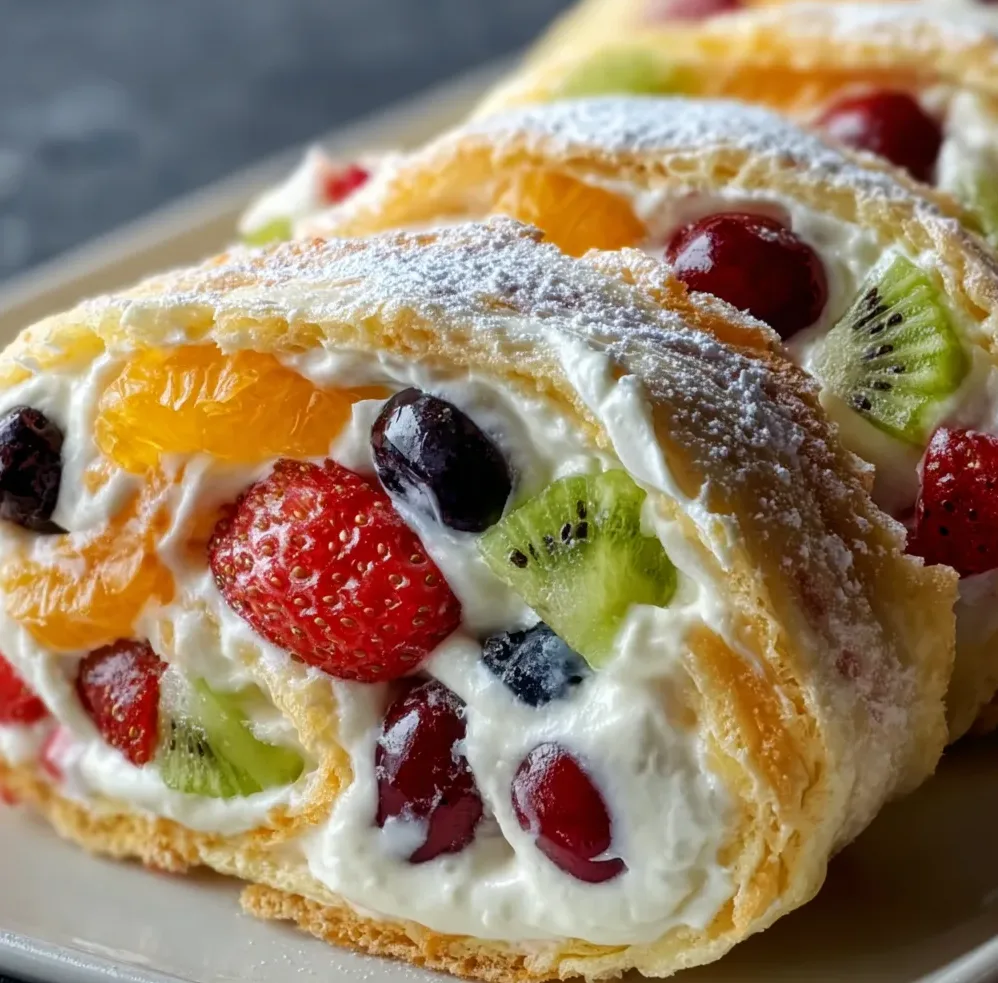 Creamy Fruit Salad Rollups: Irresistibly Delicious & Easy Snack!