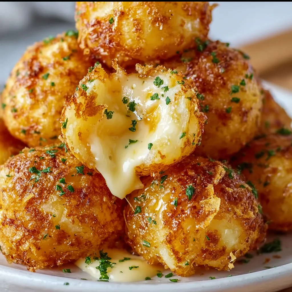 Crispy Potato Cheese Bombs: Irresistibly Gooey, Crunchy & Addictive!