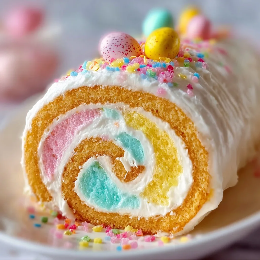 Easter Cake Roll Recipe: Irresistibly Soft & Delightfully Festive!
