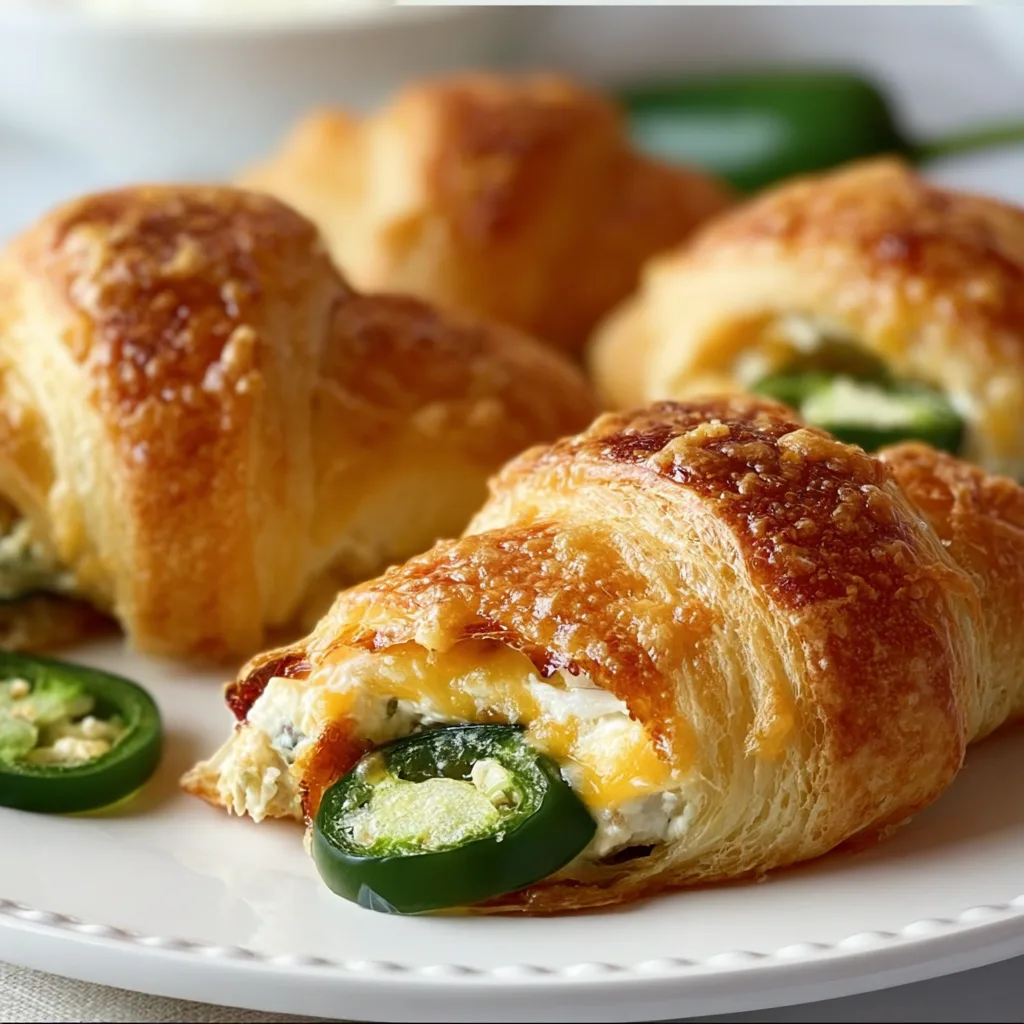 Easy Jalapeño Popper Crescent Rolls – Irresistibly Cheesy &amp; Spicy!