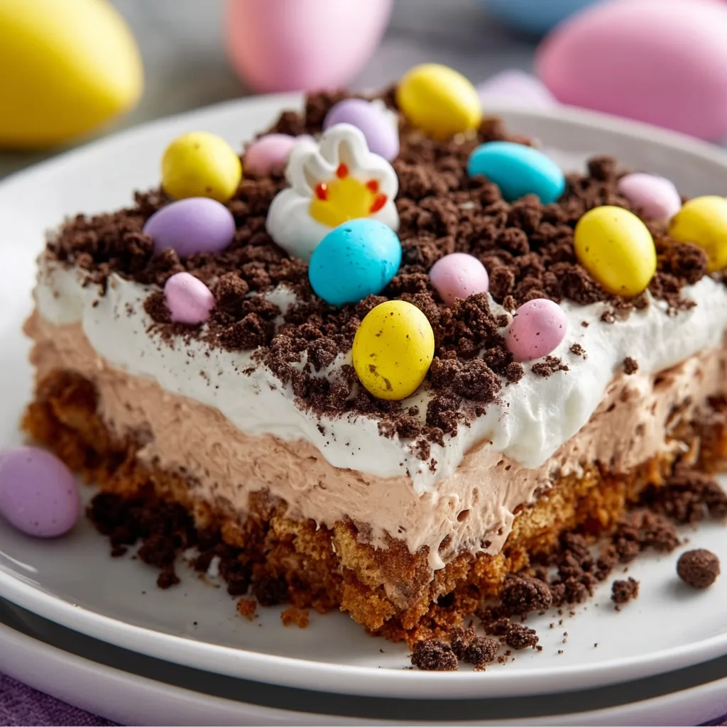 Easy No Bake Easter Dirt Cake Casserole – Ultimate Crowd-Pleaser!