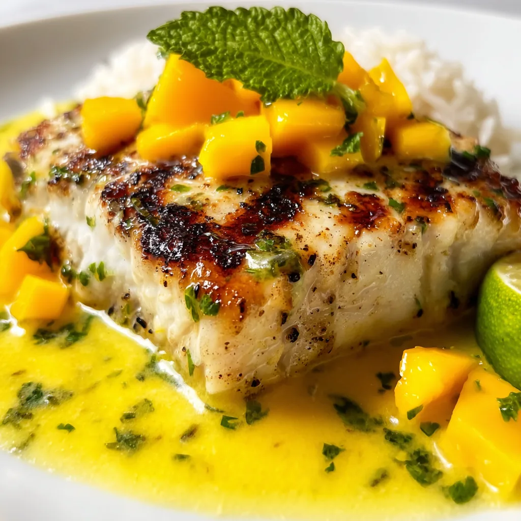 Mahi Mahi with Mango Lime Butter: Irresistibly Zesty & Fresh!