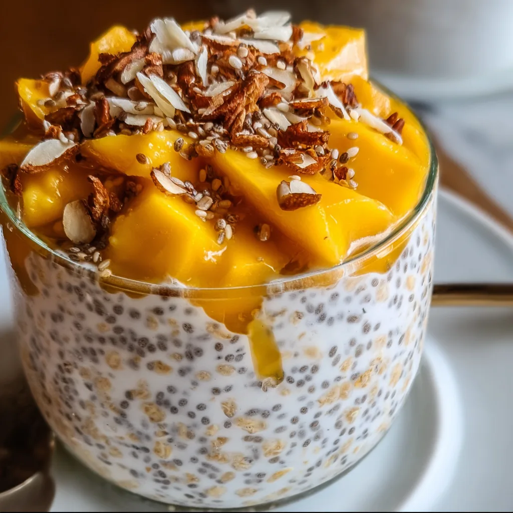 Mango Chia Overnight Oats: Easy, Delicious & Energizing Breakfast!