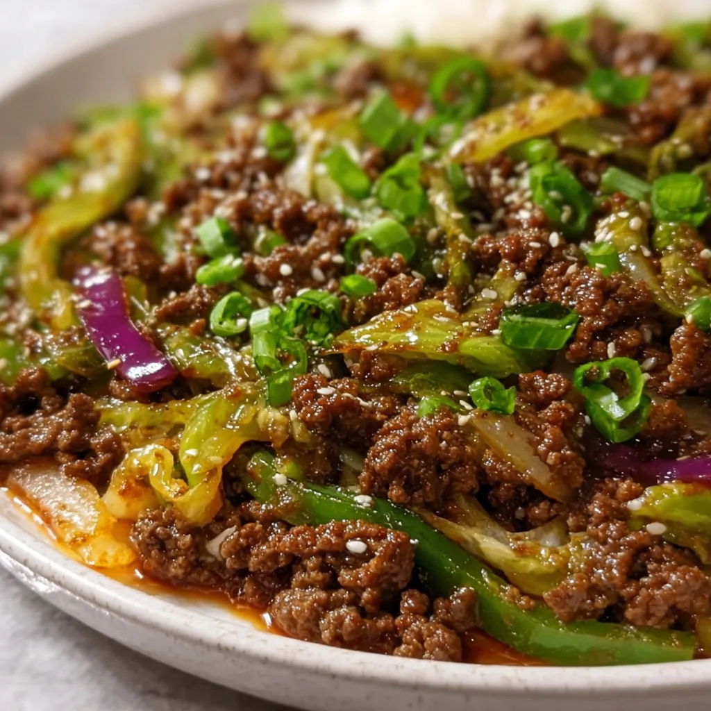 Mongolian Ground Beef Stir-Fry: Irresistibly Easy & Flavorful!
