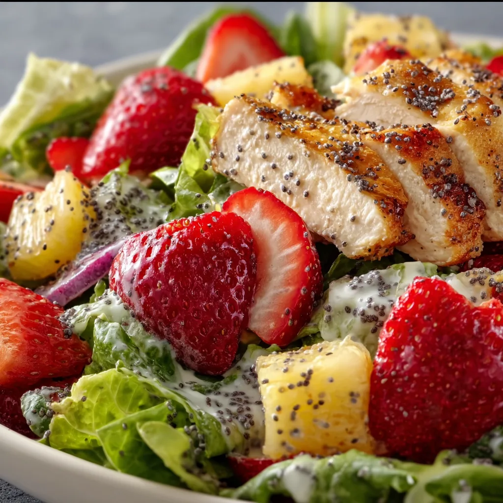 Panera Strawberry Poppyseed Salad: Irresistibly Fresh & Delicious!