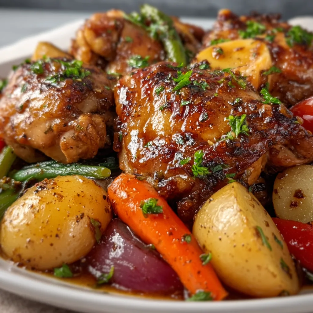Slow Cooker Honey Garlic Chicken & Veggies That Wow!