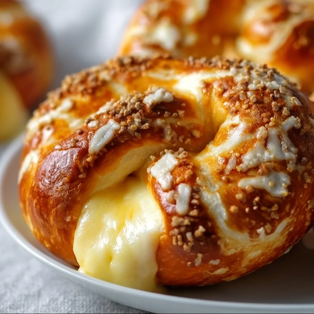 Cheese Stuffed Pretzel Magic: Irresistibly Gooey & Crispy Delight!