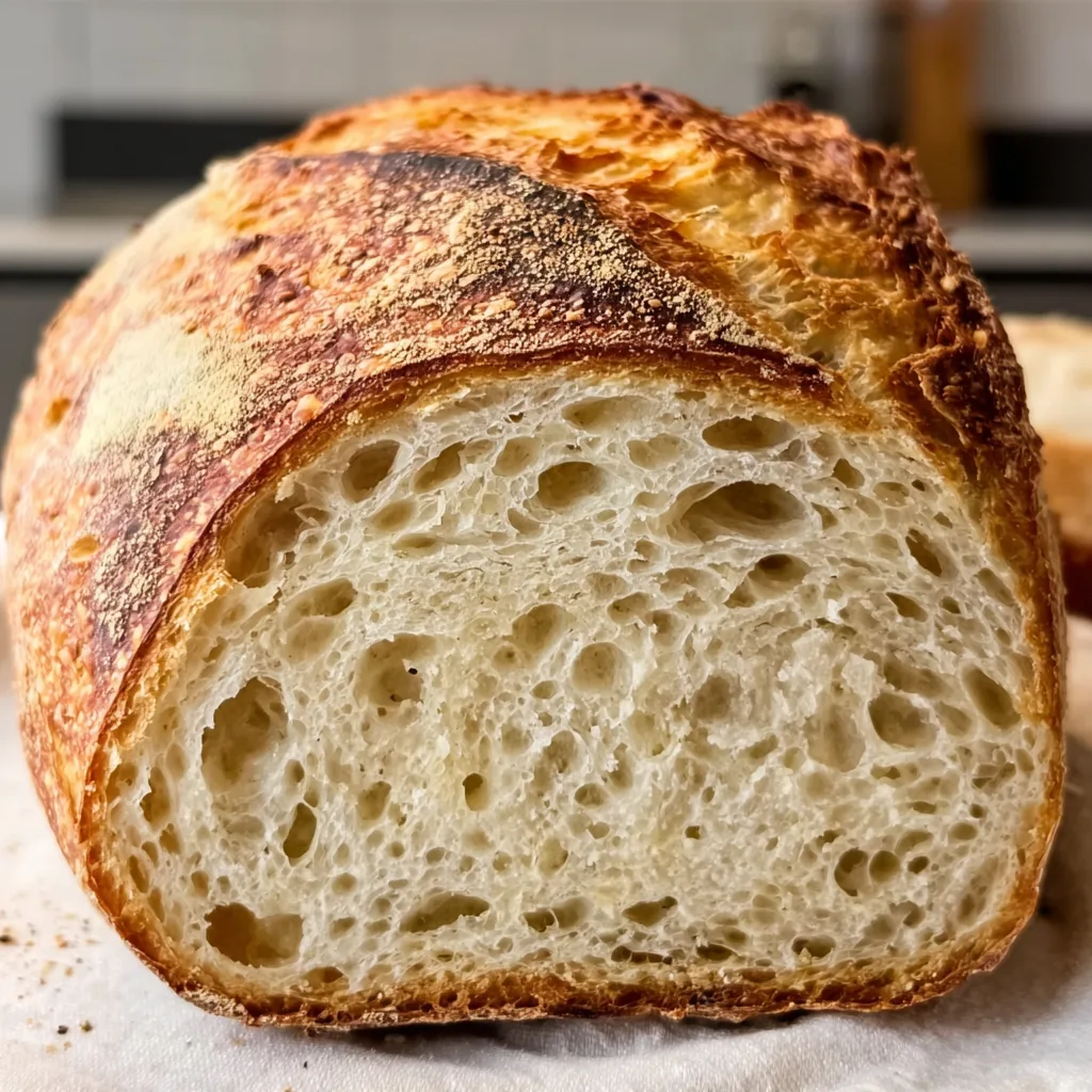 Golden Gluten-Free Sourdough Loaf: Irresistibly Crispy & Healthy!