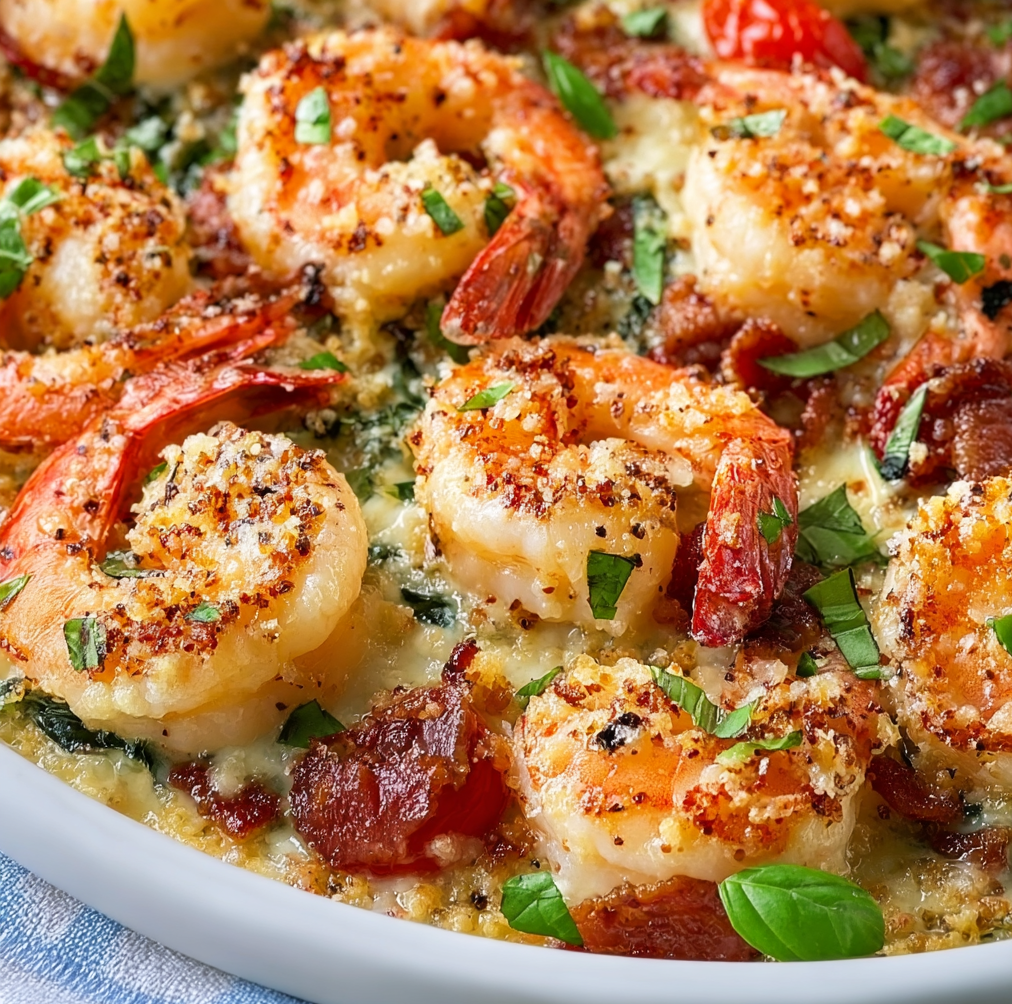 Low-Carb Tuscan Bake Shrimp: Irresistibly Delicious & Easy!