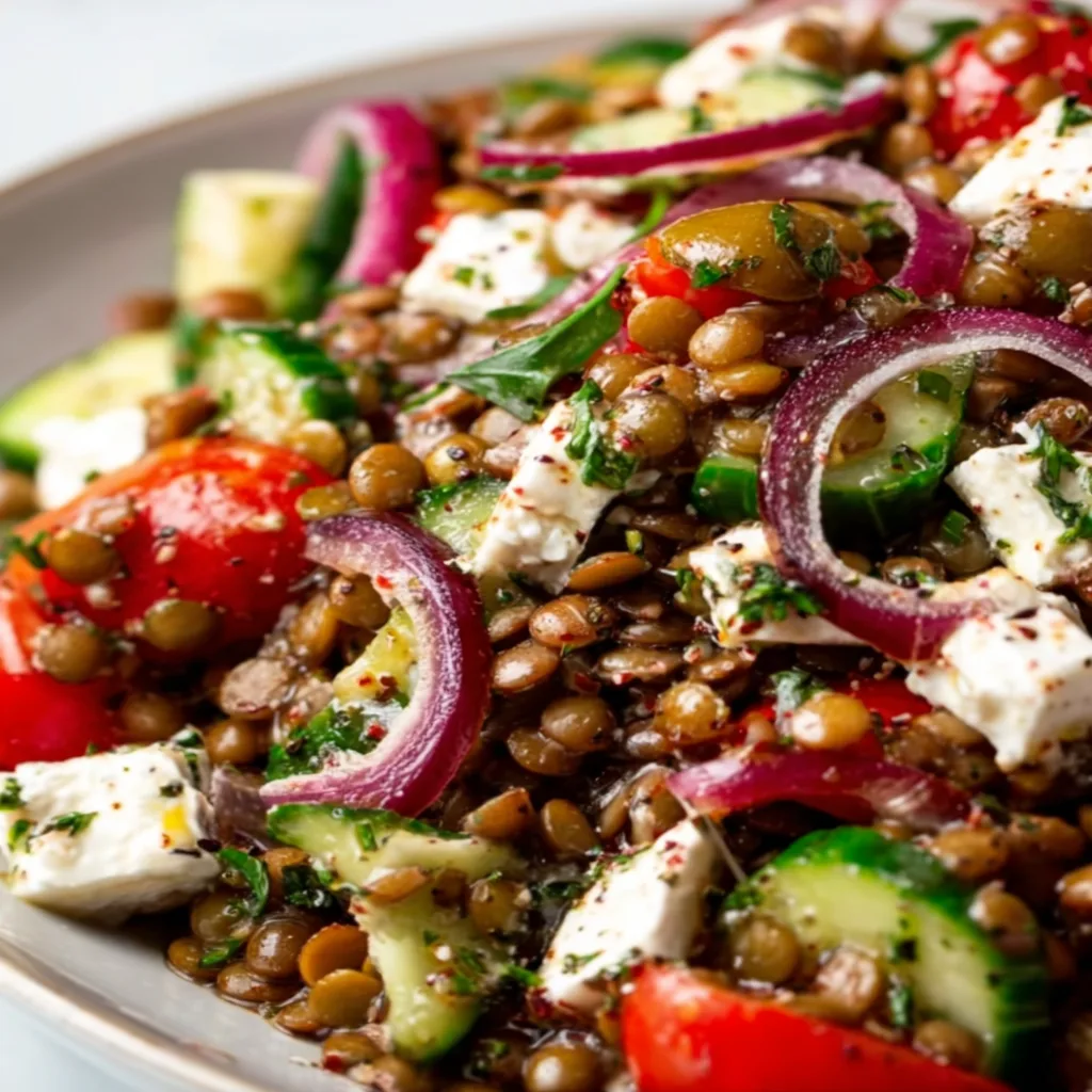 Mediterranean Lentil Salad: Fresh, Zesty & Irresistibly Easy!