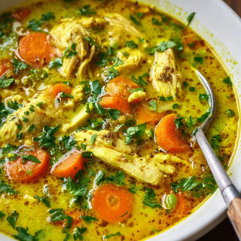 Anti Inflammatory Turmeric Chicken Soup: Heal &amp; Boost Immunity Fast!