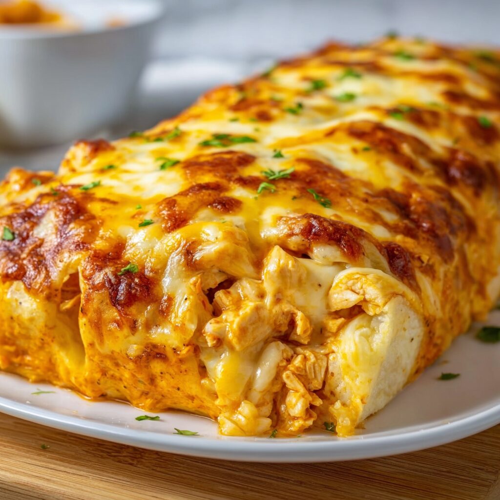 Buffalo Chicken Cheese Bake: Irresistibly Cheesy & Spicy Delight!