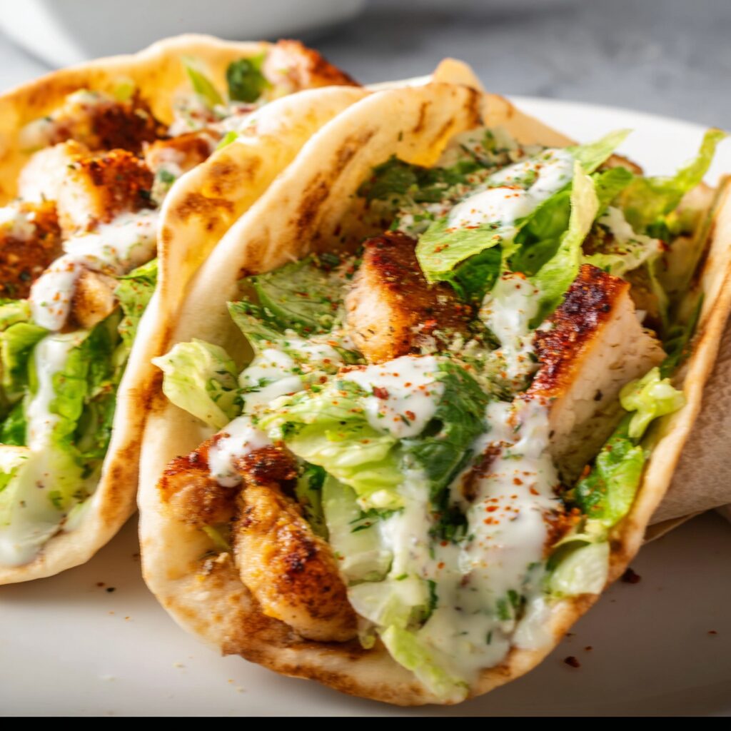 Chicken Caesar Smash Tacos: Irresistibly Crispy, Burst of Flavor!