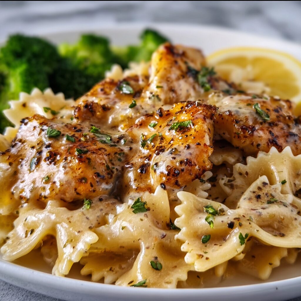 Cowboy Butter Lemon Bowtie Chicken: Irresistibly Zesty & Juicy!