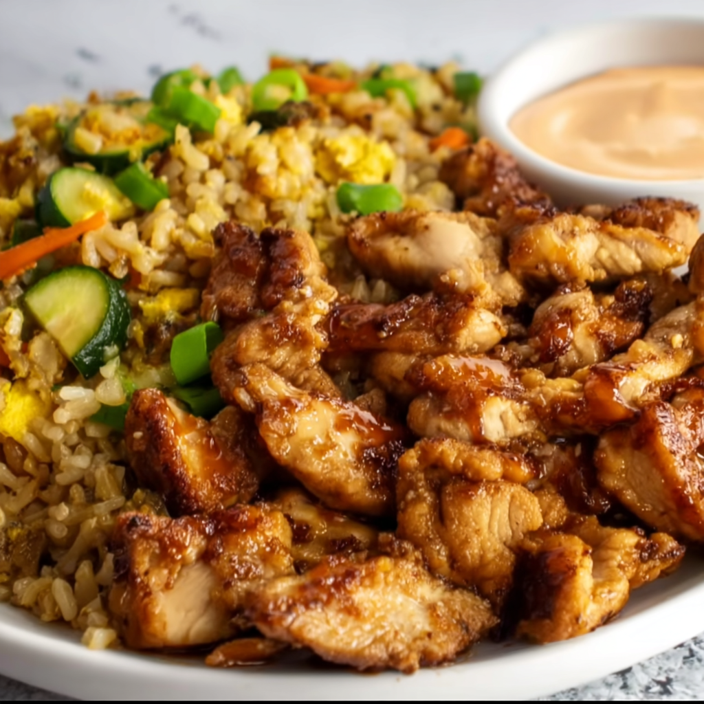Hibachi Chicken with Fried Rice: Irresistibly Delicious &amp; Easy!